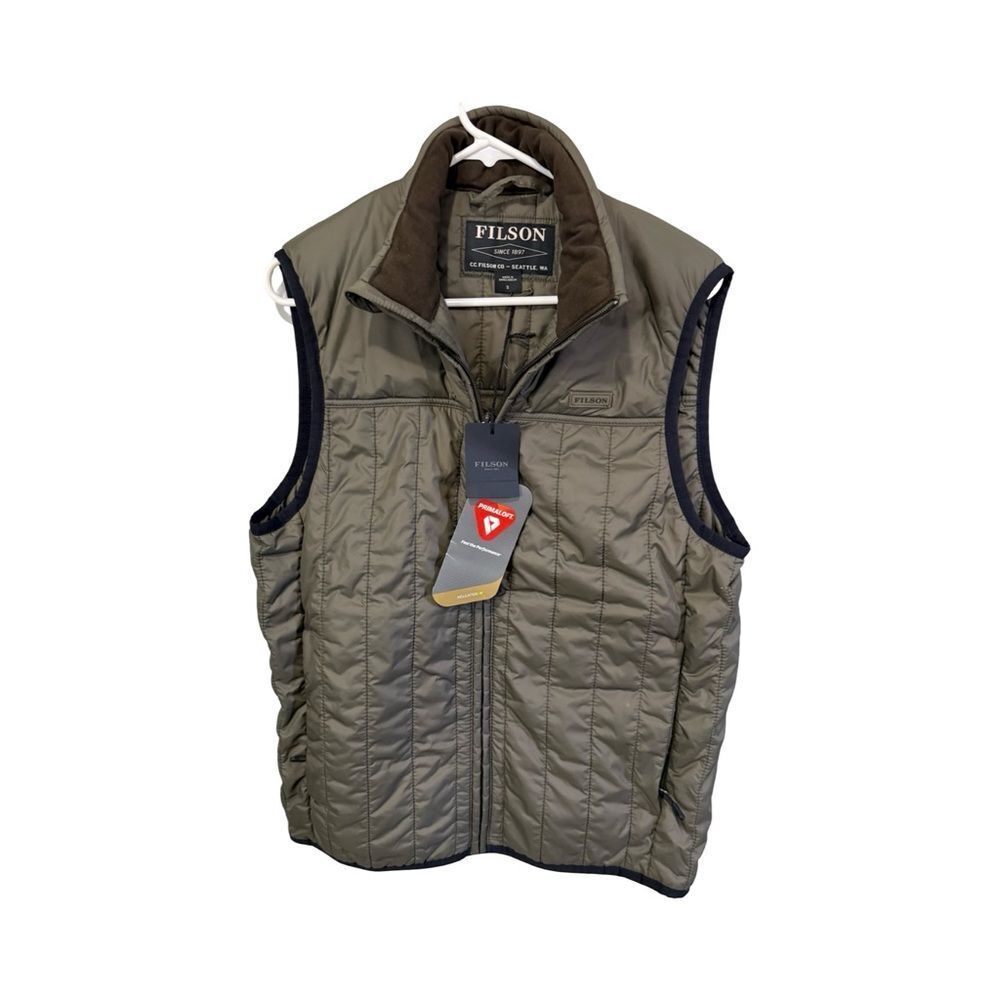 Filson Men’s Small Ultralight Vest in Olive Gray - New With Tags